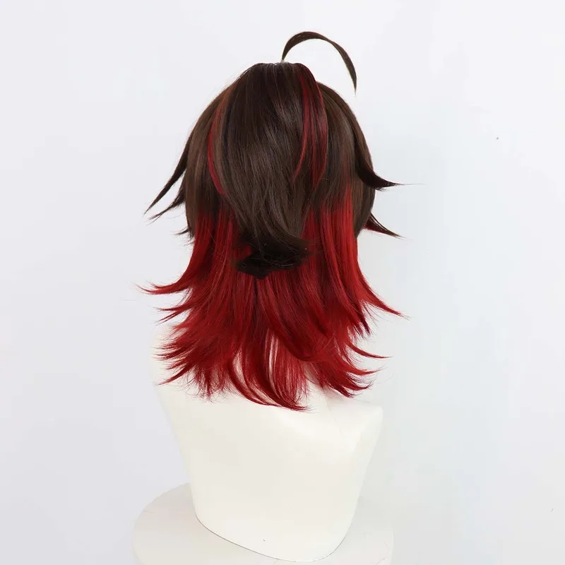 Anime Cosplay Red Hair - Le Cool Men Genshin Impact GaMing