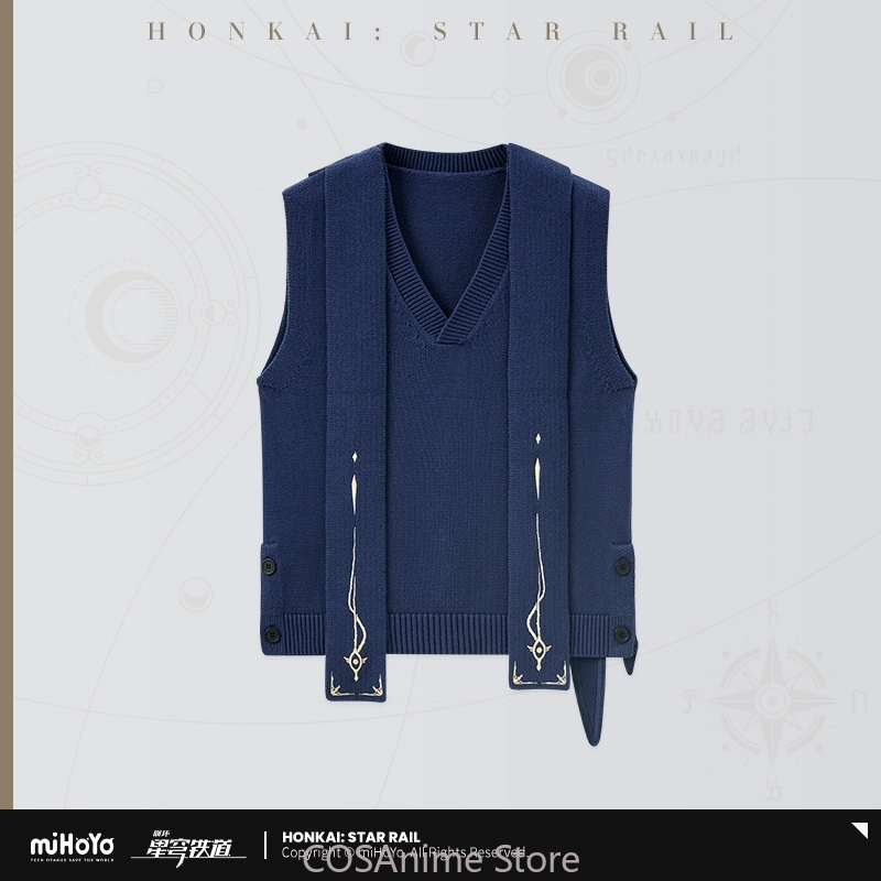 Anime Cosplay Seri - Official Original Sunday Vest Game Honkai