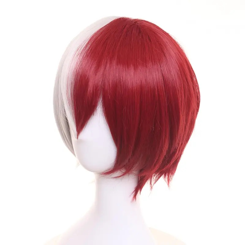 Anime Cosplay Red Hair - Le Cool Men Anime Todoroki Shoto