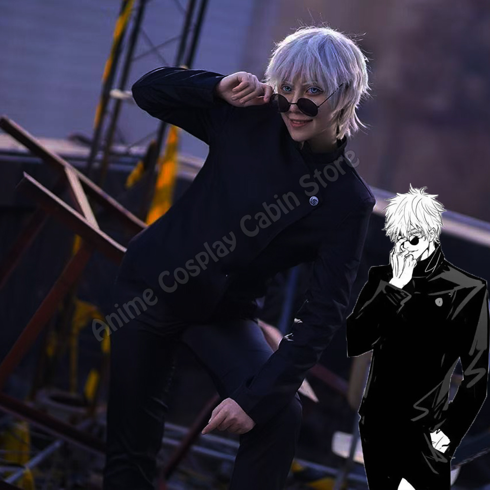 Halloween Anime Jujutsu Kaisen - Anime Cosplay Gojo recension och pris