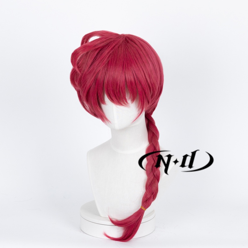 ND Ranma Saotome Cosplay Wigs  - Anime Cosplay Red Hair recension och pris
