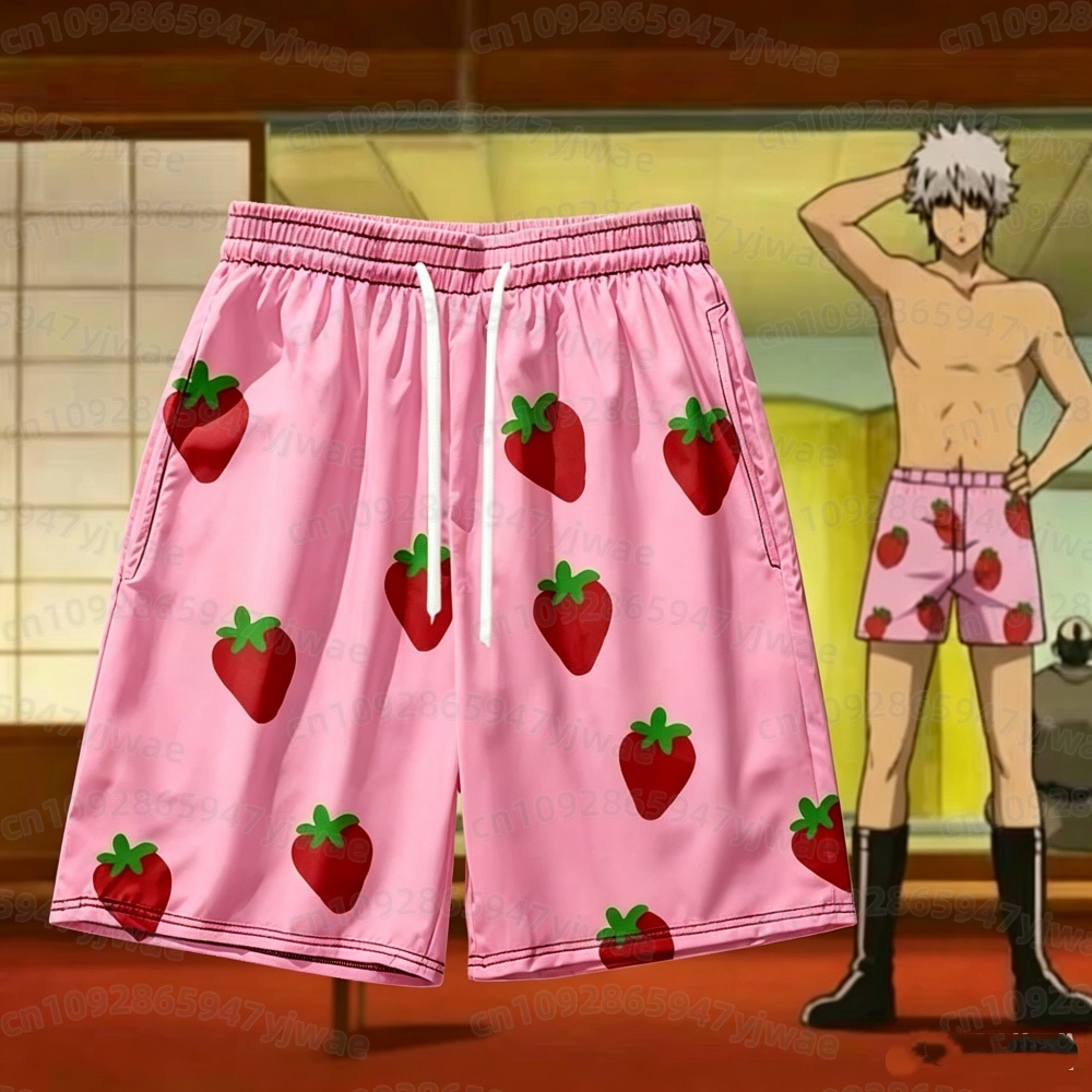2026 Men's Pink Strawberry Sho - Costume Anime Cosplay recension och pris