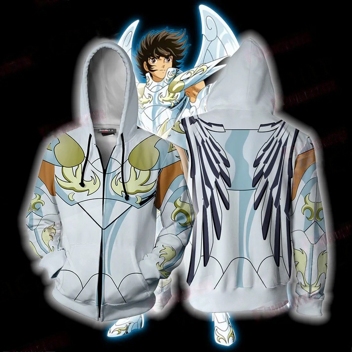 Anime Saint Seiya 3D Print Hoo - Anime Cosplay Shop recension och pris