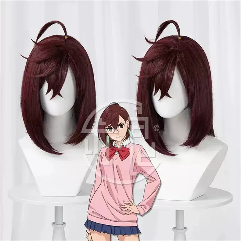2025 aaa Anime Dandadan Momo A - Anime Cosplay Red Hair recension och pris