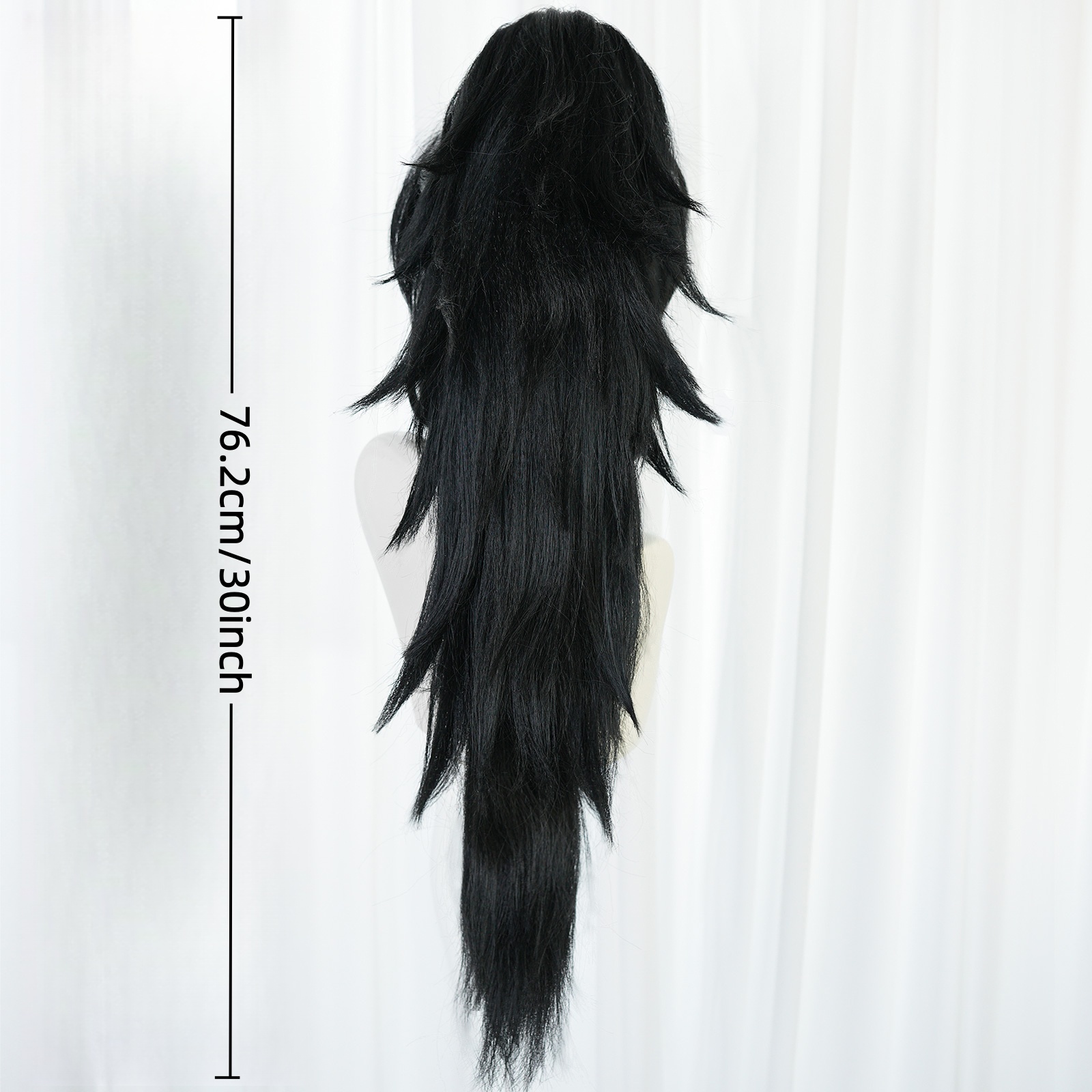 Anime cosplay wig black hairst - Cosplay Anime Expo recension och pris