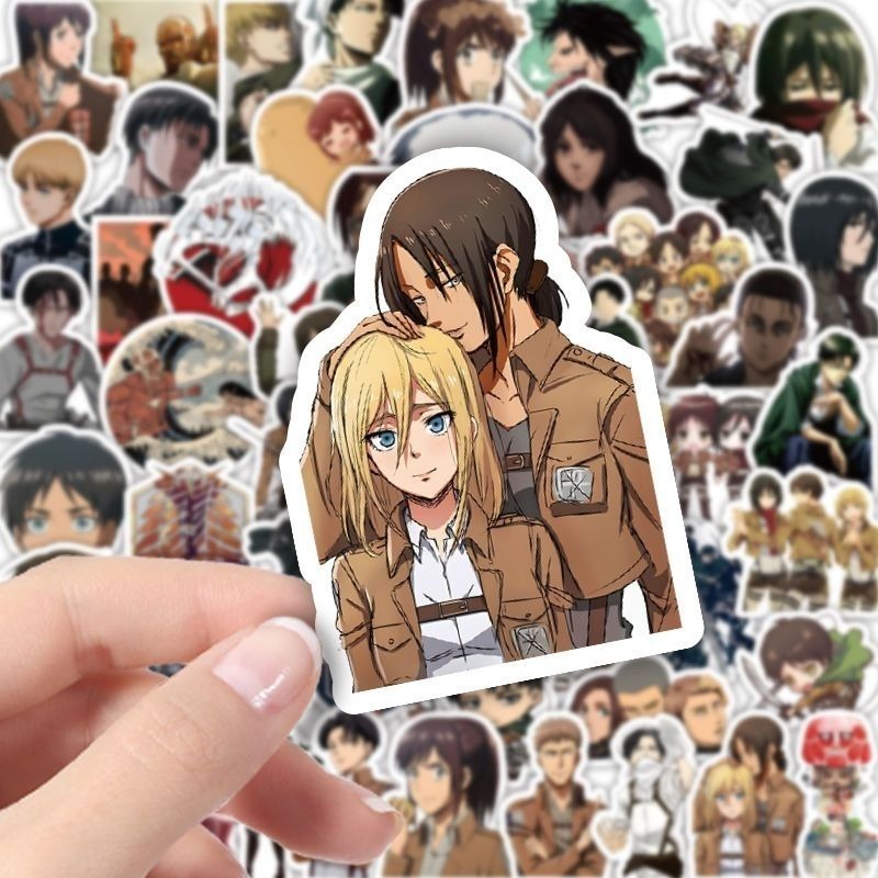 60Pcs Attack on Titan Anime St - Anime Cosplay Roleplay recension och pris