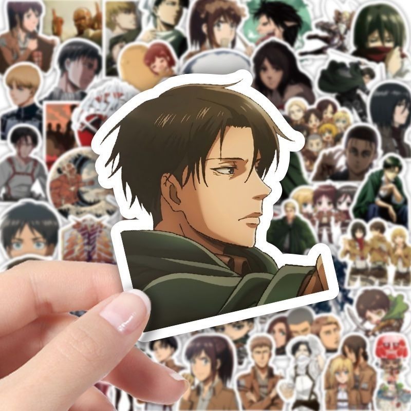 60Pcs Attack on Titan Anime St - Anime Cosplay Roleplay recension och pris