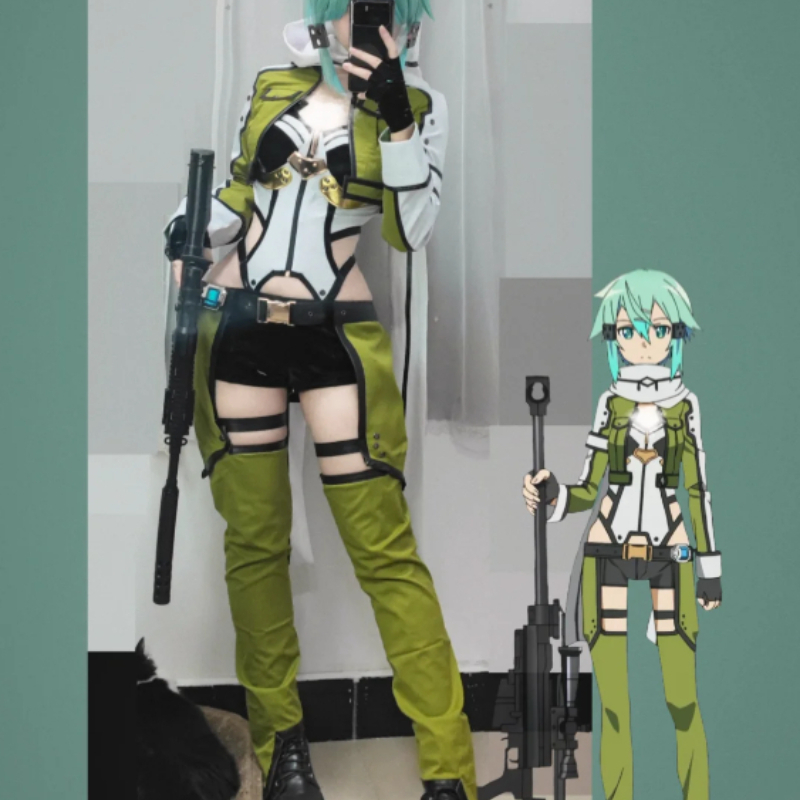 SAO Sword Art Online GGO Sinon - Anime Cosplay Sword recension och pris