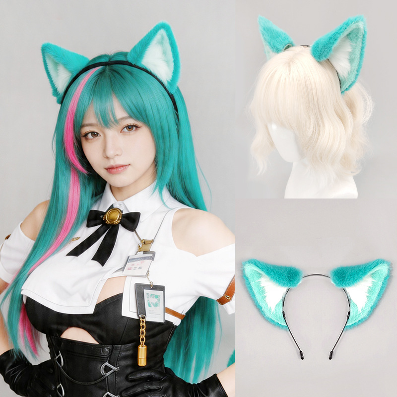 Handmade Nanaly Mint Cat Ears  - Cosplay Anime Expo recension och pris