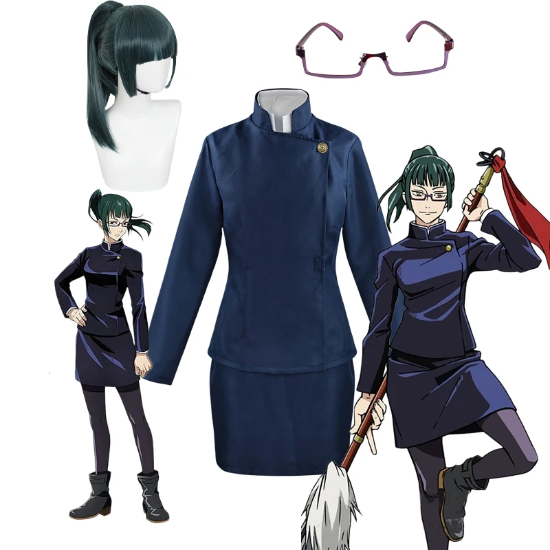 Jujutsu Kaisen Maki Zenin Cosp - Cosplay Anime Yuki recension och pris