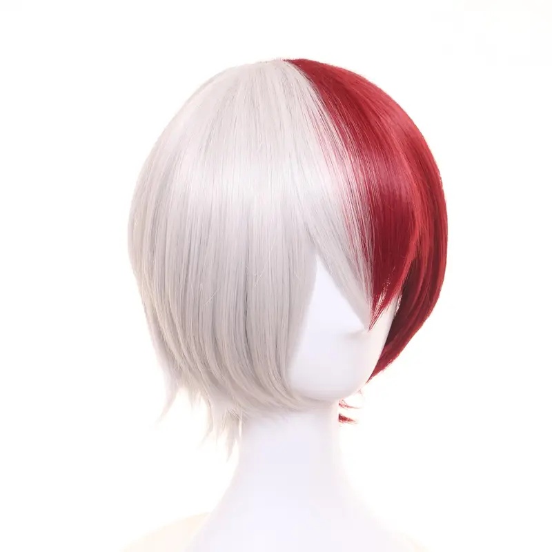 Le Cool Men Anime Todoroki Sho - Anime Cosplay Red Hair recension och pris