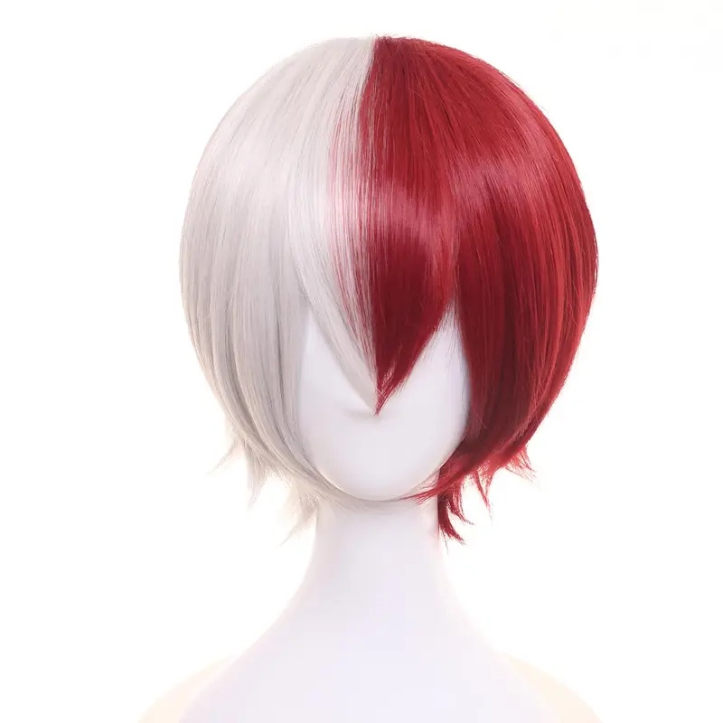 Le Cool Men Anime Todoroki Sho - Anime Cosplay Red Hair recension och pris