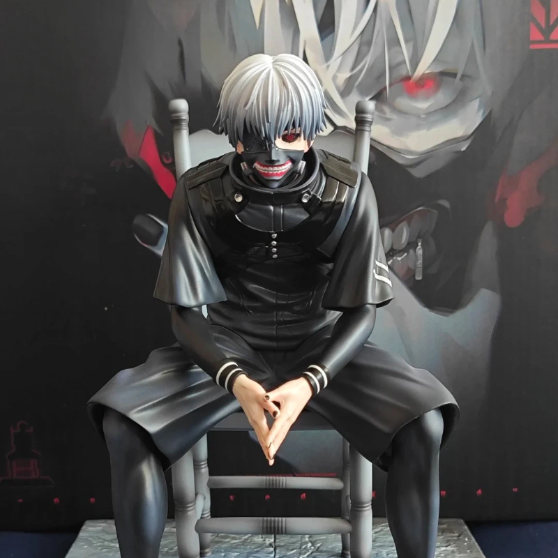 20cm Ken Kaneki Sitting Figure - Tokyo Ghoul Mask recension och pris